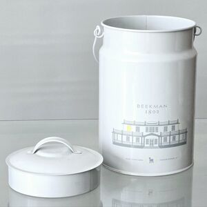 Beekman 1802 White Farmhouse Canister